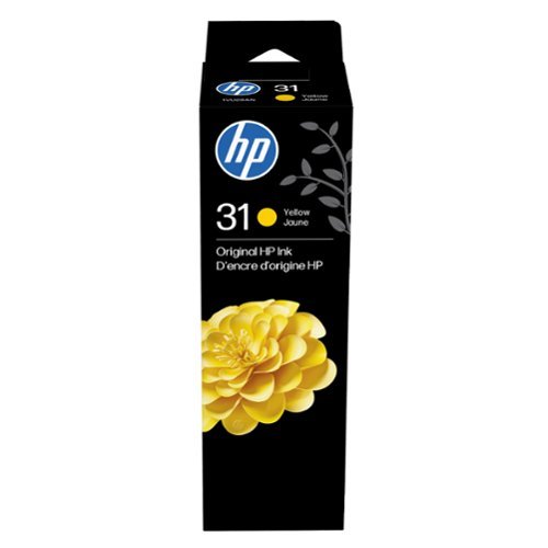 HP - 31 Original Ink Bottle - Yellow-Front_Standard 