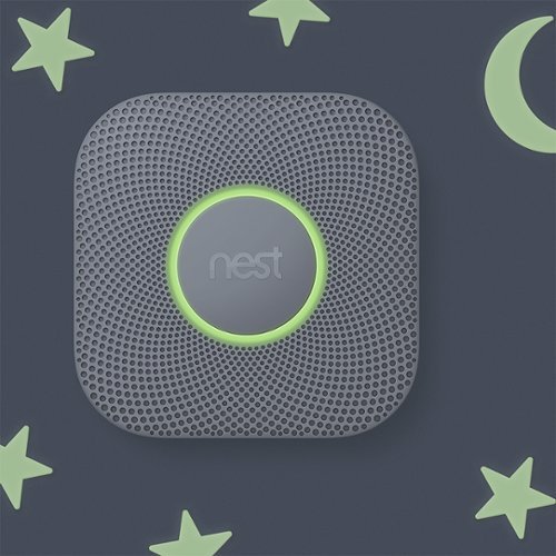 Google Nest Protect 2nd Generation (Battery) Smart Smoke/Carbon Monoxide Alarm - White SHOP ONLINE