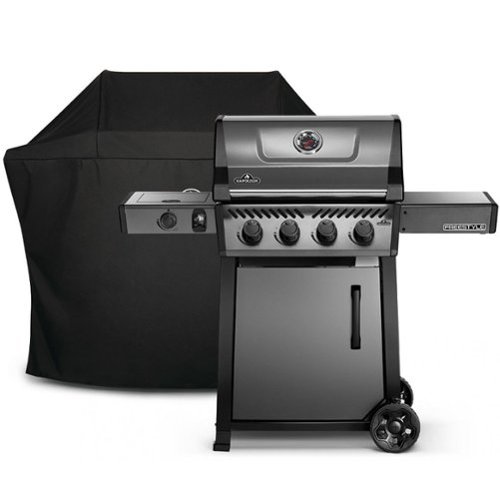 Napoleon - Freestyle 425 Propane Gas Grill with Cover - Graphite Gray