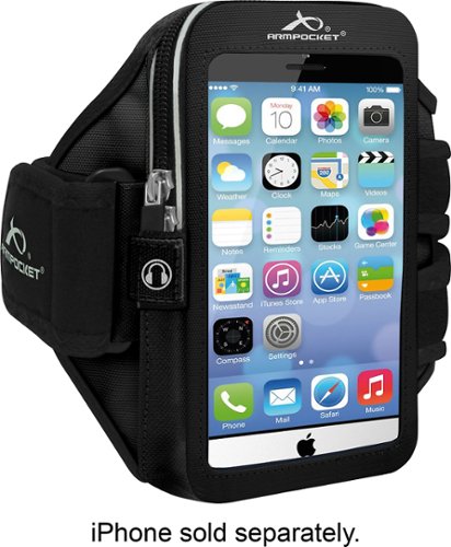  Armpocket - Ultra i-35 Armband for Most 6&quot; Cell Phones - Black