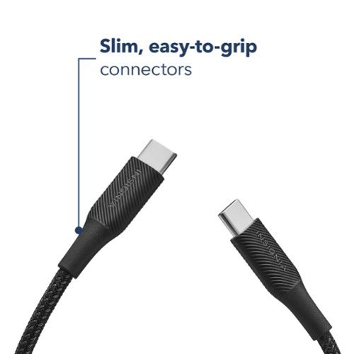 Insignia™ 4' / 6' / 10' USB-C to USB-C Braided Charge-and-Sync Cables (3-Pack) - Black BUY IN SINGAPORE