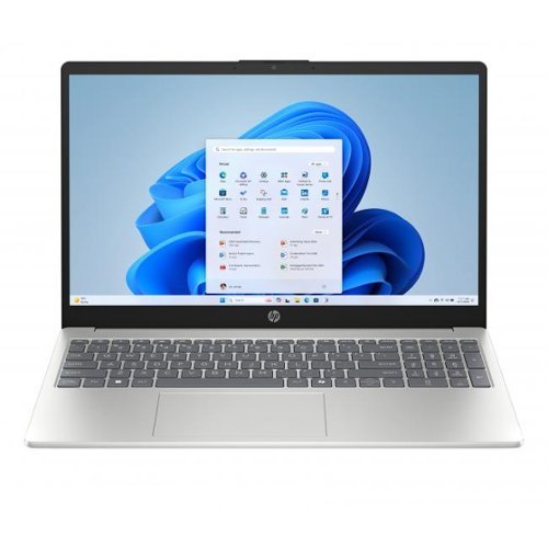 HP - 15.6" FHD Notebook Intel Core 7 150U 16GB RAM 512GB SSD Intel Core 7 150U Deca-core - 15.6" FHD - Natural Silver-Front_Standard 