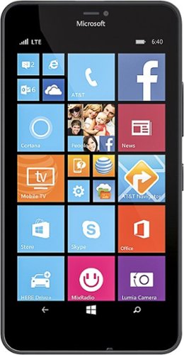  Nokia - Lumia Manowar 4G with 8GB Memory Cell Phone - Matte Black (AT&amp;T)