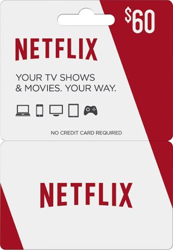  Netflix - $60 Gift Card