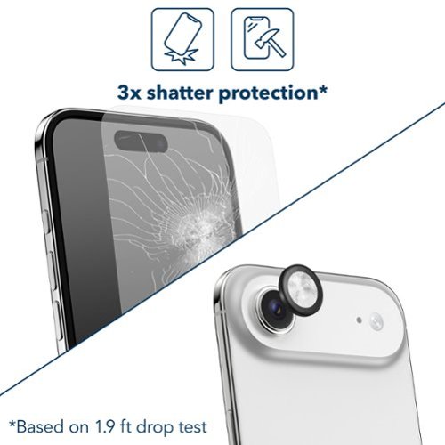 Insignia™ Glass Screen Protector with Lens Protection for Apple iPhone Air (3-Pack) - Clear GLOBAL SHIPPING