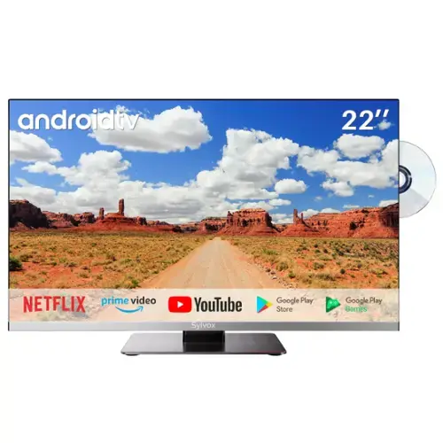 androidtv 22" prime video NETFLIX YouTube Google Play Store Google Play Games