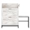 HTUTWOO - Large Capacity Shoe Cabinet with Adjustable Shelves & Anti-Tip Design,Storage Organizer for Entryway Hallway Living Room - White-Front_Standard