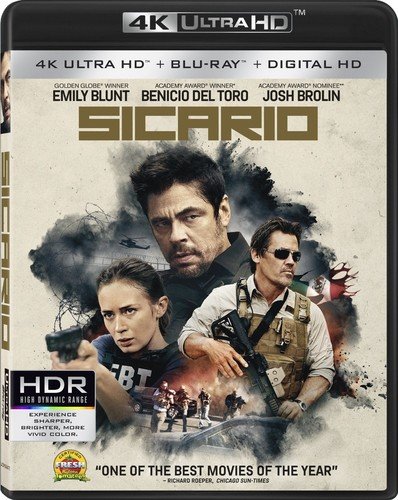  Sicario [4K Ultra HD Blu-ray/Blu-ray] [Includes Digital Copy] [2 Discs] [2015]