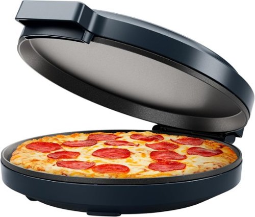 Chefman - Everything Maker 12” Countertop Electric Pizza Oven - Midnight-Front_Standard 