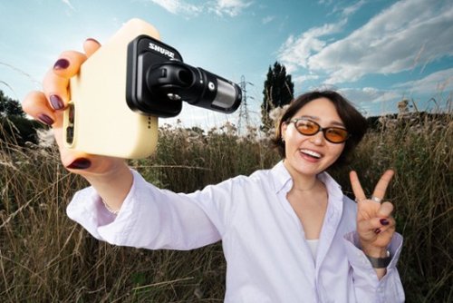 Shure MV88 USB-C iPhone Microphone for Portable Podcasting, Live Streaming, Music Recording - Black WHERE TO BUY