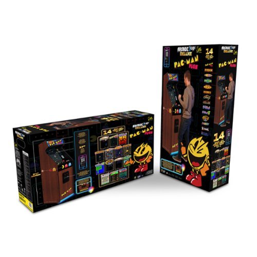 Limited Edition Arcade1Up - Pacman Plus Deluxe Limited Edition Arcade Console - Brown-Alt_View_Standard_20 