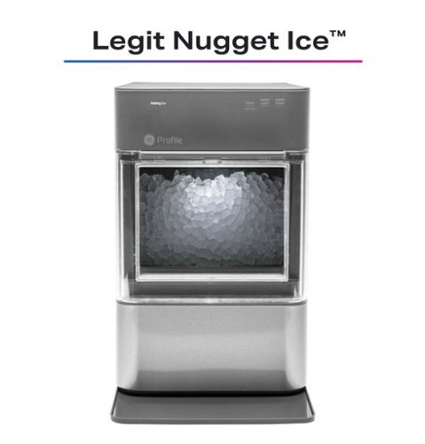 GE - Refurbished Excellent - Profile Opal 2.0 Nugget Ice Maker XPIO23SCSS - Silver-Front_Standard 