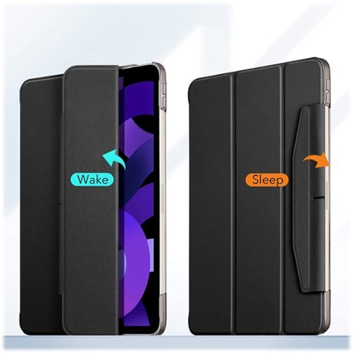 SaharaCase Venture Series Folio Case for Apple iPad Air 11'' M3/M2 and iPad Air 10.9'' (4th and 5th Gen) - Black GLOBAL SHIPPING