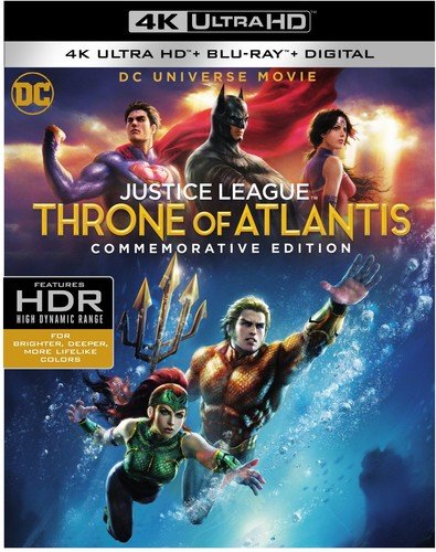  DCU Justice League: Throne of Atlantis [Commemorative Edition] [4K Ultra HD Blu-ray/Blu-ray] [2015]