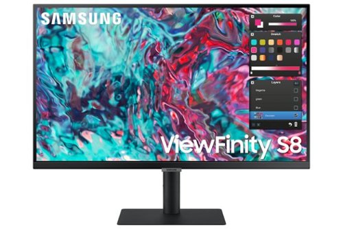 Samsung - ViewFinity S8 4K UHD IPS Thunderbolt4 HDR10 with Speakers