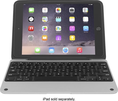 ClamCase - Pro Keyboard Case for Apple® iPad® mini, iPad mini 2 and iPad mini 3 - Smoke/Black