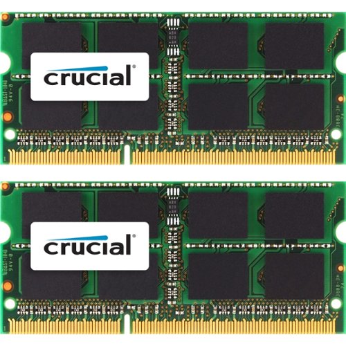  Crucial - 2-Pack 8GB 1.3 GHz DDR3L SoDIMM Laptop Memory Kit