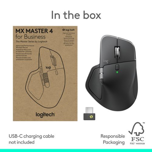 Logitech MX Master 4 for Business Wireless Bluetooth Laser