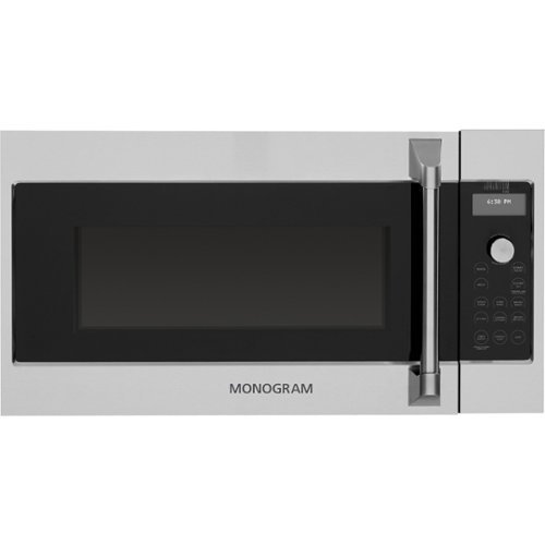  Monogram - 30&quot; Built-In Single Electric Convection Over the Range Oven with 120v Advantium Technology - Black/stainless steel