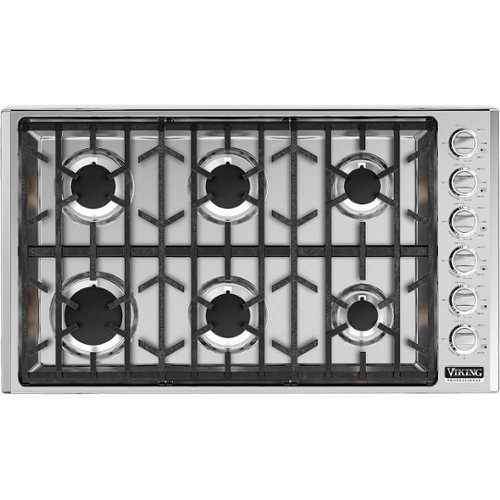  Viking - Professional 5 Series 36" Gas Cooktop - Stainless steel