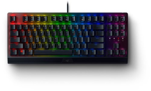 Razer BlackWidow V3 TKL Wired Mechanical Green Clicky Tactile Switch Gaming Keyboard with Chroma RGB Backlighting - Black WHERE TO BUY