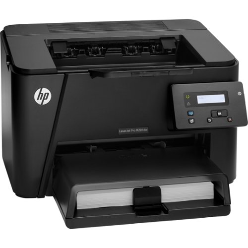  HP - LaserJet Pro m201dw Wireless Black-and-White Printer - Black