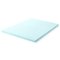 Lucid Comfort Collection - 3" Gel Memory Foam Topper, Queen - Blue-Front_Standard