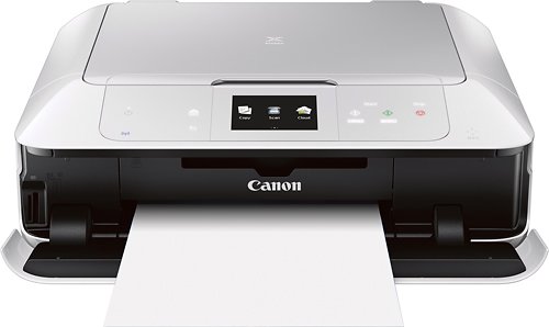  Canon - PIXMA MG7520 Wireless Inkjet Photo All-in-One Printer - White
