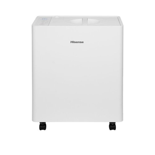 Hisense - 50 Pint Lift-Up Dehumidifier in Black - White