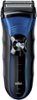 Braun - Series 3 Wet & Dry Solo Shaver - Black/Blue-Angle_Standard 