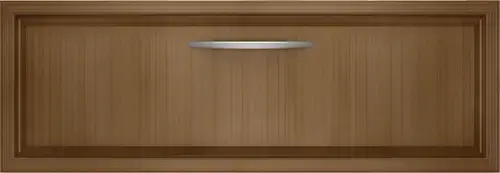 Front. KitchenAid - Architect Series II 27" Warming Drawer - Custom Panel Ready.