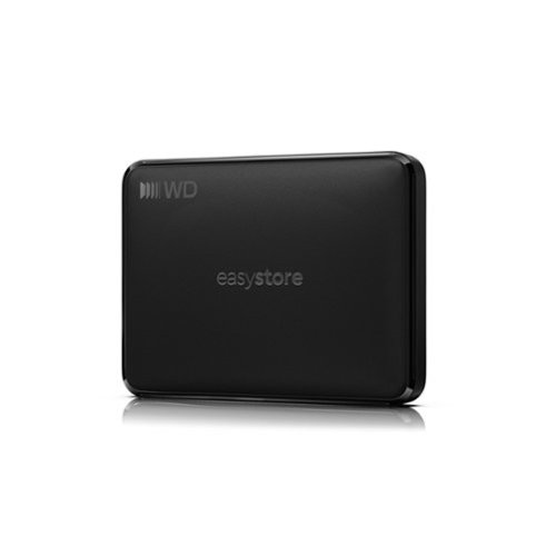 WD - 1TB easystore® Portable Hard Drive for Windows, Mac and compatible devices - Black