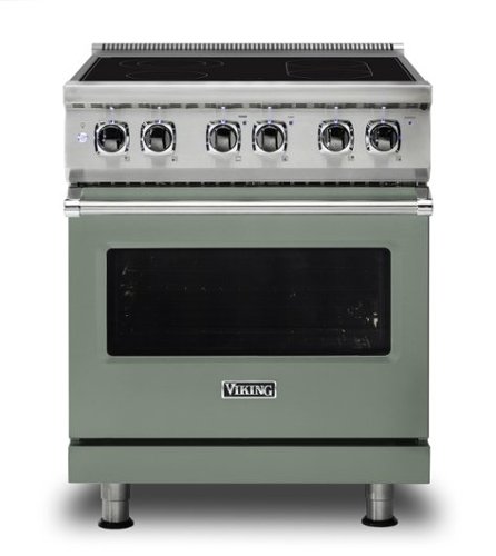 Viking - 5 Series 30" Wide Freestanding Electric Range - Eucalyptus