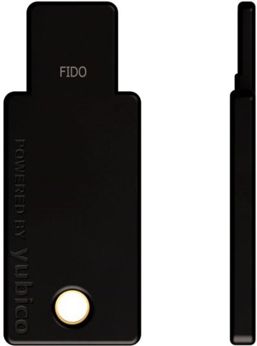 Yubico Security Key NFC - Two-Factor Authentication Security Key, Connect via USB-A or NFC, FIDO U2F/FIDO2 Certified - Black BUY ONLINE