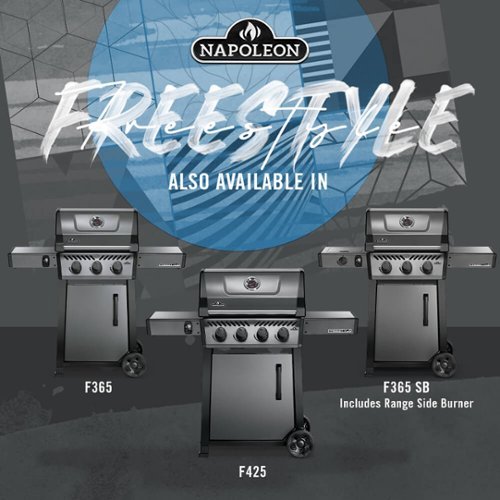 Napoleon - Freestyle 425 Propane Gas Grill with Side Burner - Graphite Grey-Alt_View_Standard_19 