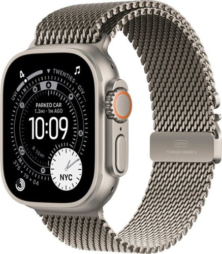 Apple - TL_0313 Apple Watch Ultra 3 (GPS+Cellular) 49mm Titanium Case with