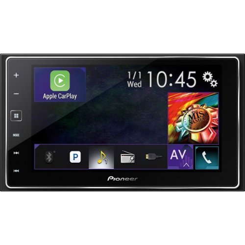  Pioneer - 6.2&quot; - Built-In Bluetooth - Apple® iPod®-Ready - In-Dash Receiver - Black
