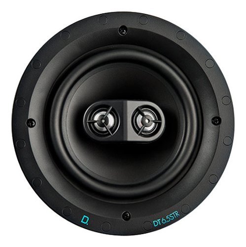 Definitive Technology - DT Series 6.5" 2-Way In-Ceiling Speaker (Each) - Black