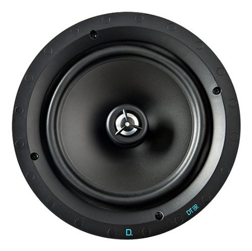 Definitive Technology - DT Series 8" 2-Way In-Ceiling Speaker (Each) - Black