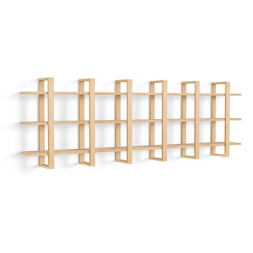 Burrow - Index Hardwood 9-Shelf Bookshelf