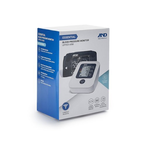 A&D Medical Essential Wide Range Cuff Blood Pressure Monitor - Black WORLDWIDE DELIVERY