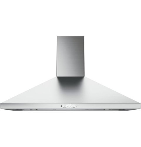 GE - 36 inches - Convertible - Wall Range Hood - Stainless Steel-Front_Standard