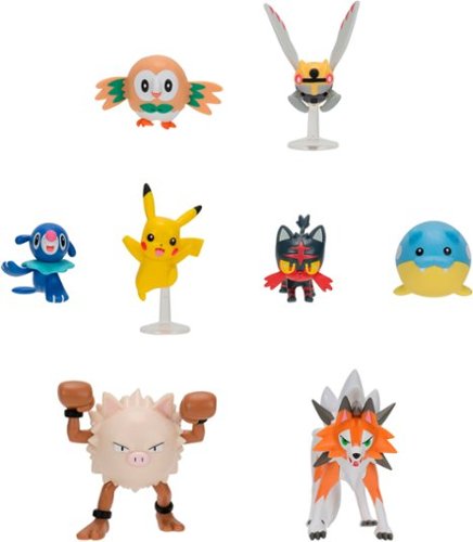 Jazwares Pokémon Battle Figure 8 Pack WORLDWIDE DELIVERY