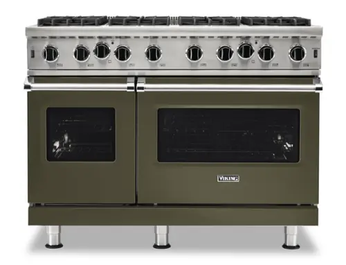 Front. Viking - 5-Series Gas Open Burner Range - Martini.