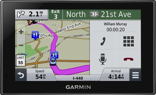  Garmin - nüvi 2589LMT 5&quot; GPS with Built-In Bluetooth, Lifetime Map Updates and Lifetime Traffic Updates - Black