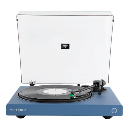 Victrola - Wave Bluetooth Turntable with Auracast - Blue