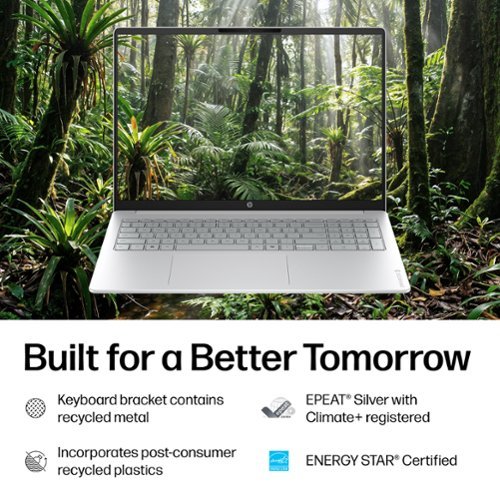 HP OmniBook 3 - 16 2K Touchscreen Laptop - AMD Ryzen 5 40 - 16GB Memory - 256GB SSD - Glacier Silver BUY IN EUROPE