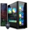 STGAubron - Gaming Desktop PC, Intel Core i7 up to 3.9G, GeForce RTX 3050 6G, 32G RAM, 1TB SSD, WiFi 6, Win11H - Black-Front_Standard
