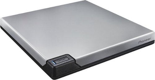  Pioneer - 8x External USB 3.0 Quad-Layer Blu-ray Disc DL DVD±RW/CD-RW Drive - Silver