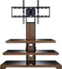 Insignia™ - TV Stand for Most Flat-Panel TVs Up To 50" - Cherry-Front_Standard